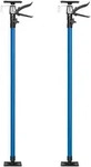 tectake Teleskopst&uuml;tzen, Blau, Textil, Freizeit, Heimwerken