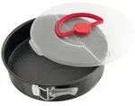 Dr.Oetker Springform, Rot, Schwarz, Transparent, Metall, rund, Backen,...