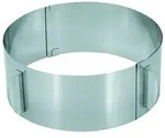Gefu Tortenring, Edelstahl, Metall, 8.5 cm, gr&ouml;&szlig;enverstellbar, Backen,...