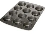 Birkmann Muffinform Easy Baking, Anthrazit, Metall, 37.2x3.2x26.1 cm,