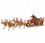 Villeroy & Boch Dekoschlitten Christmas Toys Memory, Mehrfarbig, Keramik, Schlitten,