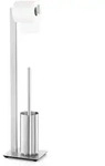 Zack Wc-B&uuml;rstengarnitur Linea, Edelstahl, Metall, 15x72.5x18 cm, Badezimmer, WC