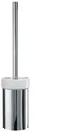 Joop! Wc-B&uuml;rstengarnitur Chromeline, Wei&szlig;, Chrom, Metall, 42 cm, B&uuml;rstenkopf