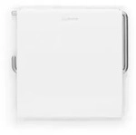 Brabantia Toilettenb&uuml;rstengarnitur, Wei&szlig;, Metall, 14.4x11.8x16.5 cm, Badezimmer, WC