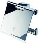Joop! Toilettenpapierhalter, Chrom, Metall, 12x12 cm, Deckel, Badezimmer, WC