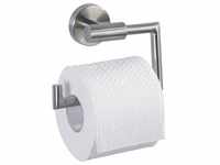 Wenko Toilettenpapierhalter, Edelstahl, Metall, 15x10.5x6.5 cm, Badaccessoires, WC