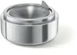 Zack Aschenbecher, Edelstahl, Metall, 14x14x8 cm, Essen & Trinken, Barausstattung