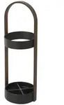 Umbra Schirmst&auml;nder, Schwarz, Walnuss, Holz, Metall, 24x68x22 cm, Garderobe,