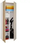Mid.you Mehrzweckschrank Vandol, Wei&szlig;, Sonoma Eiche, Holzwerkstoff, 4 F&auml;cher,