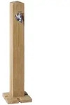 Garantia Wasserzapfs&auml;ule,, Braun, Kunststoff, 25x100x25 cm, Gartenzubeh&ouml;r,