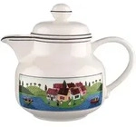 Villeroy & Boch Teekanne, Mehrfarbig, Keramik, Kaffee & Tee, Kannen, Teekannen