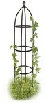 Relaxdays Rankhilfe, Braun, Metall, 35x190x35 cm, Gartenzubeh&ouml;r, Gartendeko