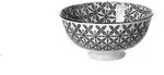 Ritzenhoff Breker Schale Takeo, Schwarz, Wei&szlig;, Keramik, Ornament, konisch, Essen &