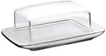 WMF Butterdose Loft, Klar, Edelstahl, Metall, Kunststoff, Uni, 9x18 cm,