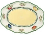 Villeroy & Boch Platte, Mehrfarbig, Keramik, Oval, 26.4x4x36.7 cm, Tischkultur &