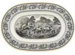 Villeroy & Boch Platte, Mehrfarbig, Keramik, Oval, 23.5x1.8x34 cm, Tischkultur &