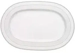 Villeroy & Boch Platte, Wei&szlig;, Keramik, Oval, 24x1.7x35 cm, Tischkultur & Servieren,