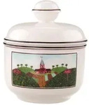 Villeroy & Boch Zuckerdose, Mehrfarbig, Keramik, 10.5 cm, Kaffee & Tee, Zuckerdosen