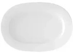 Villeroy & Boch Servierplatte, Wei&szlig;, Keramik, Oval, 28.5x2.6x41.3 cm, Tischkultur &