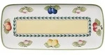 Villeroy & Boch Kuchenplatte, Wei&szlig;, Mehrfarbig, Keramik, Rechteckig, 15.8x1.8x34.5