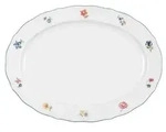 Seltmann Weiden Platte Nostalgie, Mehrfarbig, Wei&szlig;, Keramik, oval, 23x31 cm,