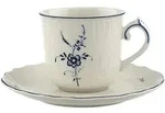 Villeroy & Boch Kaffeetasse, Wei&szlig;, Blau, Keramik, 0.12 L, Rund, 14.3x8.6x14.3...