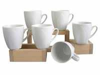 Creatable Kaffeebecher, Weiß, Keramik, 0,3 L,300 ml, Kaffee & Tee, Tassen,