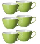 Ritzenhoff Breker Kaffeetassen, Gr&uuml;n, Keramik, 0.18 L, Kaffee & Tee, Tassen,