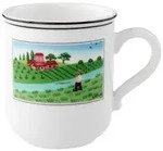 Villeroy & Boch Kaffeebecher, Mehrfarbig, Keramik, Rund, Kaffee & Tee, Tassen,