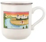 Villeroy & Boch Kaffeebecher, Mehrfarbig, Keramik, Rund, Kaffee & Tee, Tassen,