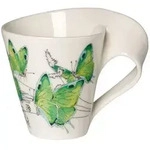 Villeroy & Boch Becher, Wei&szlig;, Gr&uuml;n, Keramik, Kaffee & Tee, Tassen, Kaffeebecher