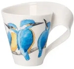 Villeroy & Boch Becher, Wei&szlig;, Blau, Keramik, Kaffee & Tee, Tassen, Kaffeebecher