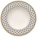 Villeroy & Boch Suppenteller, Wei&szlig;, Grau, Gelb, Keramik, Essen & Trinken, Geschirr,