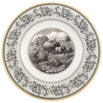 Villeroy & Boch Speiseteller, Wei&szlig;, Grau, Gelb, Keramik, Essen & Trinken, Geschirr,