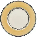 Villeroy & Boch Speiseteller, Wei&szlig;, Grau, Gelb, Keramik, Essen & Trinken, Geschirr,
