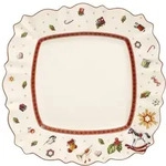 Villeroy & Boch Speiseteller, Wei&szlig;, Keramik, Quadratisch, Essen & Trinken, Geschirr,