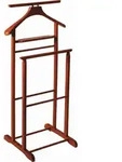 Herrendiener, Kirschbaum, Holz, Kiefer, massiv, 47x102x36 cm, Hosenhalter,