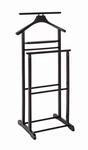 Herrendiener, Braun, Holz, Kiefer, massiv, 47x102x36 cm, Hosenhalter, Schlafzimmer,