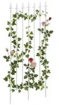 CLP Rankgitter, Wei&szlig;, Metall, 50x100x0.7 cm, Gartenzubeh&ouml;r, Gartendeko