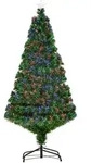 Homcom Weihnachtsbaum, Gr&uuml;n, Metall, 150 cm, Dekoration, Weihnachtsdekoration,