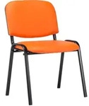 CLP Besucherstuhl, Orange, Metall, 53x83x53 cm, Arbeitszimmer, Besucherst&uuml;hle