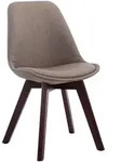 CLP Stuhl, Taupe, Holz, 48x84x55 cm, Esszimmer, St&uuml;hle, Esszimmerst&uuml;hle,
