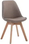 CLP Stuhl, Taupe, Holz, 48x84x55 cm, Esszimmer, St&uuml;hle, Esszimmerst&uuml;hle,