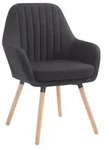 CLP Armlehnenstuhl, Schwarz, Holz, 67x93x58 cm, Esszimmer, St&uuml;hle, Esszimmerst&uuml;hle,