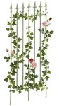 CLP Rankgitter, Gr&uuml;n, Metall, 50x100x0.7 cm, Gartenzubeh&ouml;r, Gartendeko
