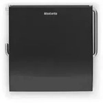 Brabantia Toilettenb&uuml;rstengarnitur, Schwarz, Metall, 14.4x11.8x16.5 cm, Badezimmer,