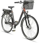 Telefunken E-Bike, Anthrazit, Metall, 110 cm, Akkustatusanzeige, Freizeit,