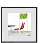 walther design Bilderrahmen, Schwarz, Kunststoff, 41.1x41.1x2.3 cm, Bilder und
