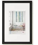 walther design Bilderrahmen, Schwarz, Kunststoff, 32.7x42.8x1.7 cm, Bilder und