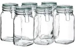 M&auml;ser Einmachglas-Set, Glas, lebensmittelecht, B&uuml;gelverschluss, luftdichter